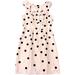 Kate Spade Dresses | Kate Spade Pink & Black Polka Dot Sleeveless Ruffle Midi Dress | Size 8 | Color: Black/Pink | Size: 8