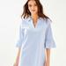 Lilly Pulitzer Dresses | Lilly Pulitzer Ginger Shirt Dress, Light Blue And White, Size 12, New With Tags | Color: Blue/Red/White | Size: 12
