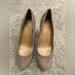 J. Crew Shoes | J Crew Made In Italy Suede Heels | Color: Cream | Size: 9