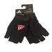 Adidas Accessories | Adidas Aeroready Ladies Large Black Pink Adjustable Essential Gloves | Color: Black/Pink/Tan | Size: Large