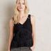 Anthropologie Tops | Hd In Paris Tiered Fringe Shell Tank Black 2 | Color: Black | Size: 2