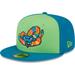 Men's New Era Green Wisconsin Timber Rattlers Copa De La Diversion 59FIFTY Fitted Hat