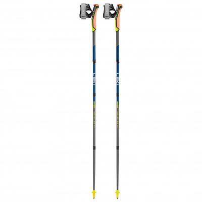 Leki - Traveller FX.One Carbon - Nordic Walking Stöcke Länge 125 cm grau/gelb Image