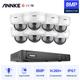 Annke - Full 4K Power over Ethernet Security Camera System 8MP 8CH NVR and 8 8MP HD ip Cameras Weatherproof with 100ft Night Vision – 0TB Hard Drive