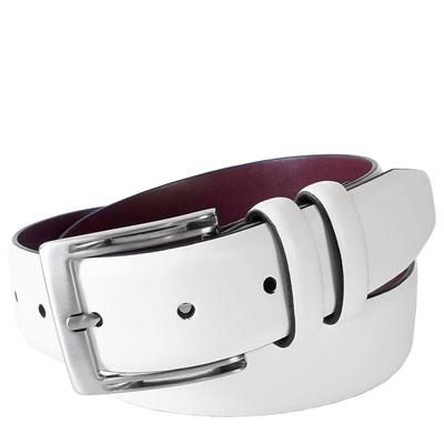 Stacy Adams Russell Belt White 44 Synthetic