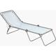 LAFUMA MOBILIER - Bain de soleil pliable - SIESTA L - Ciel Tube Titane - Ciel Tube Titane