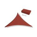 Linghhang - Voile d'ombrage triangulaire 3.6X3.6X3.6m-crème solaire étanche 300D voile d'ombrage