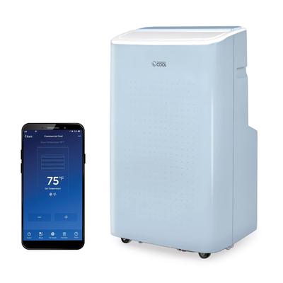 COMMERCIAL COOL Portable Air Conditioner, Dehumidifier & Fan, Portable AC 9,000 BTU Bedroom AC Unit with 2 Remote Controls, Blue