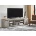 Signature Design by Ashley Naydell Gray Extra Large TV Stand with Fireplace Option - 92 inches in width