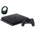 Sony 2215A PlayStation 4 Slim 500GB Gaming Console Black with BOLT AXTION Bundle Refurbished