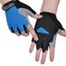 Cycling Gloves Half Finger Gloves For Men Women Outdoor Cycling Sports S Dark Blue CLASSIC