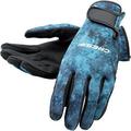 Cressi Blue Hunter 2mm Neoprene Gloves (Camo Blue Small)