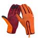 Winter Gloves Men Women Windproof Gloves Waterproof Touch Screen Fingers Anti-Slip Grip Gloves for Training Driving Cycling Running Work