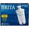 Brita Standard Water Filter Standard Replacement Filters for Pitchers and Dispensers BPA Free - 3 Count