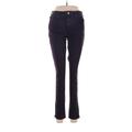 Gap Jeans - Low Rise Skinny Leg Denim: Purple Bottoms - Women's Size 6 - Dark Wash