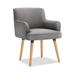 Side Chair - HON Matter Upholstered Side Chair Wood/Fabric in Brown/Gray | 34 H x 23 W x 24.8 D in | Wayfair HVL238.GRY01