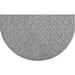 Matterly WaterHog Aqua Shield Argyle Doormat Synthetics | Semi-Circle 24" x 39" | Wayfair 20621572439