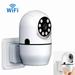 KEINXS Plug in Security Cameras Home Security Camera with Mobile App Smart Security Camera Mini Surveillance Baby Camera Wifi Camera for Office Indoor with IR Night Vision 2-Way Audio