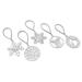 The Holiday Aisle® Handmade Merry Eve Handcrafted Ornaments Set Of 5, Faux Suede | 0.02 H x 2.2 W x 2.2 D in | Wayfair