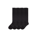 Women's Marl Knee High Socks 4-Pack - Black - Small - Bombas