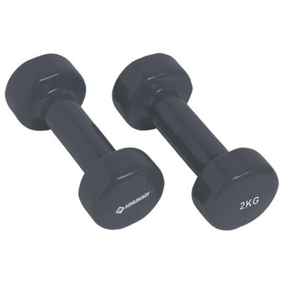 Schildkröt Fitness - Vinyl Hantel Set Gr 2 x 2 kg grau Image