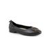 Women's Gia Ornament Flat by Trotters in Black (Size 8 1/2 M)