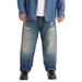 Men's Big & Tall Levi's® 501® Original Fit Stretch Jeans by Levi's in Medium Indigo Destructed (Size 36 34)