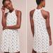 Anthropologie Dresses | Larke By Anthropologie Lucretia Sunglasses Sleeveless Button Front Shift Dress | Color: White | Size: S