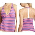 Athleta Swim | Athleta - Striped Tankini Top | Color: Pink/Purple | Size: S