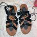 Kate Spade Shoes | Kate Spade Suno Gladiator Leather Sandals | Color: Black | Size: 11