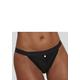 Tanga LASCANA Gr. 44/46, schwarz Damen Unterhosen String Tangas