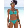 Triangel-Bikini VIVANCE Gr. 42, Cup C/D, blau (türkis) Damen Bikini-Sets Ocean Blue