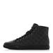 Gucci Shoes | Gucci Monogram High Top Sneakers Black 36 | Color: Black | Size: 6