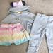 Disney Matching Sets | Baby Girl Minnie Mouse Matching Set - Hoodie With Ears, Pants, & Shorts - 18m | Color: Gray/Pink | Size: 18mb