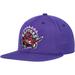 Men's Mitchell & Ness Purple Toronto Raptors Hardwood Classics MVP Team Ground 2.0 Fitted Hat