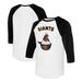 Unisex Tiny Turnip White/Black San Francisco Giants Sundae Helmet 3/4-Sleeve Raglan T-Shirt
