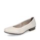 Rieker Damen Klassische Ballerinas 51994, Frauen Flats,Slipper,Ballerina-Schuhe,Ballett-Schuhe,Ballet-Flats,Ausgehschuhe,Weiss (80),37 EU / 4 UK