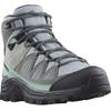 Wanderschuh SALOMON "QUEST ROVE GORE-TEX W", Gr. 39, grau (grau, mint), Leder, Textil, sportlich, Schuhe, Wasserdicht