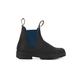 Blundstone 1917 Black Navy Blue Leather Chelsea Boots Ankle Classic Slip On - Black Navy 3 UK