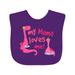 Inktastic My Mema Loves Me Girls Girls Baby Bib