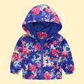 SDJMa Toddler Kids Baby Boys Girls Fashion Cute Cartoon Flowers Car Pattern Windproof Jacket Hooded Coat