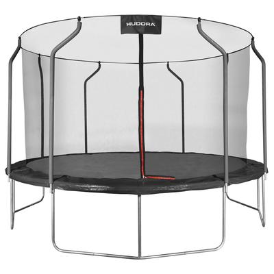 Gartentrampolin HUDORA "First", schwarz, Trampoline, Kinder, B: 400cm, 400 cm Durchmesser, inklusive Sicherheitsnetz