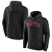 Men's Fanatics Branded Black Texas Tech Red Raiders Basic Arch Pullover Hoodie