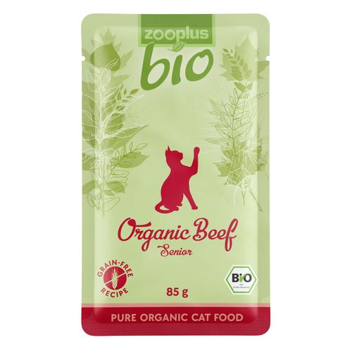 zooplus Bio 24 x 85 g zum Sonderpreis! - Senior Bio Rind