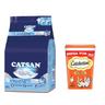 Prezzo speciale! 18 L Lettiera Catsan Hygiene plus + 2 x 350 g Catisfactions Mega Tub - 18 L (ca. 9 Kg) + Catisfactions Pollo