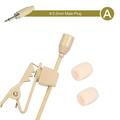 Beige Lavalier Lapel Clip Microphone 3.5mm 3-Pin 4-Pin Xlr for Shure Wireless