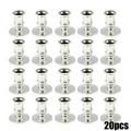 20x Candle Base Holder Pillar Taper Candlestick Stand Plastic Home Party Decor