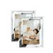 4x6 Picture Frames Clear Glass 4 by 6 Photo Frame for Wall and Tabletop Display