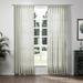 ChadMade Polyester Linen Pinch Pleated Light Filtering Curtain for Bedroom Living Room Window Treatment 52 x96 1 Panel Grey