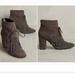 Anthropologie Shoes | Anthropologie Klub Nico Leather Booties | Color: Gray | Size: 8